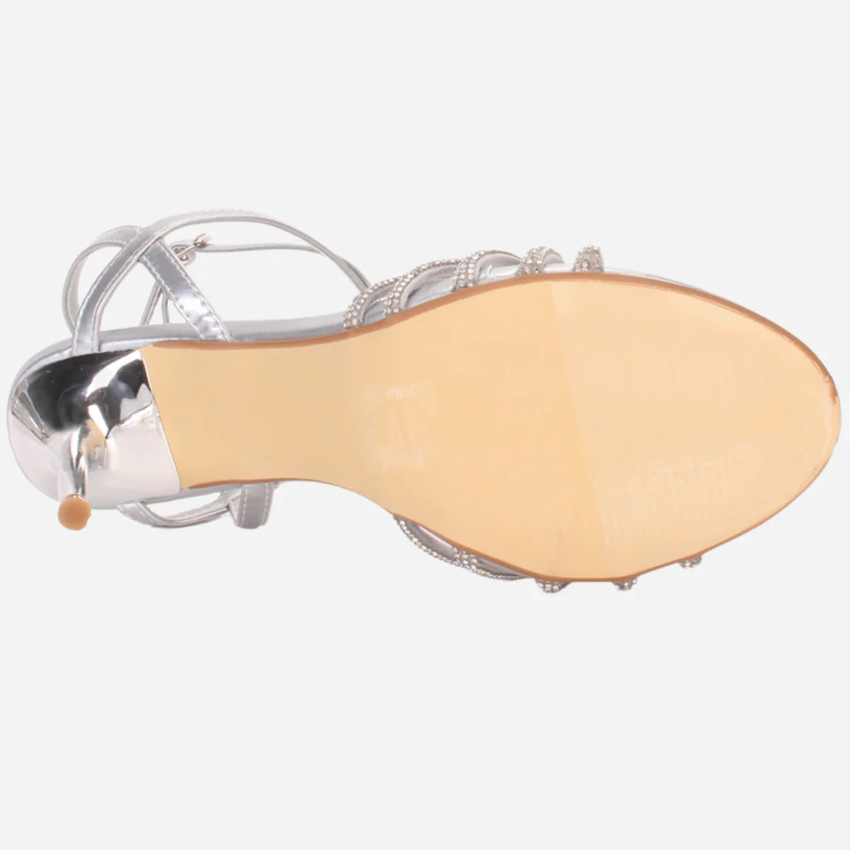 Women's "REEM" Shiny Stiletto Sandals - Image 5
