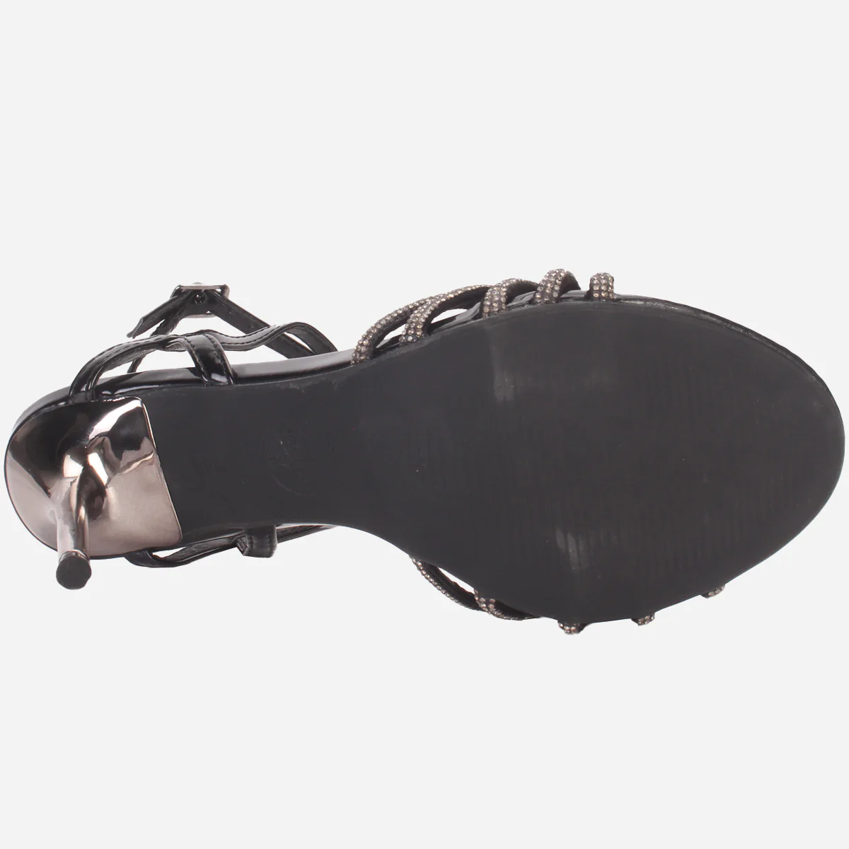 Women's "REEM" Shiny Stiletto Sandals - Image 5