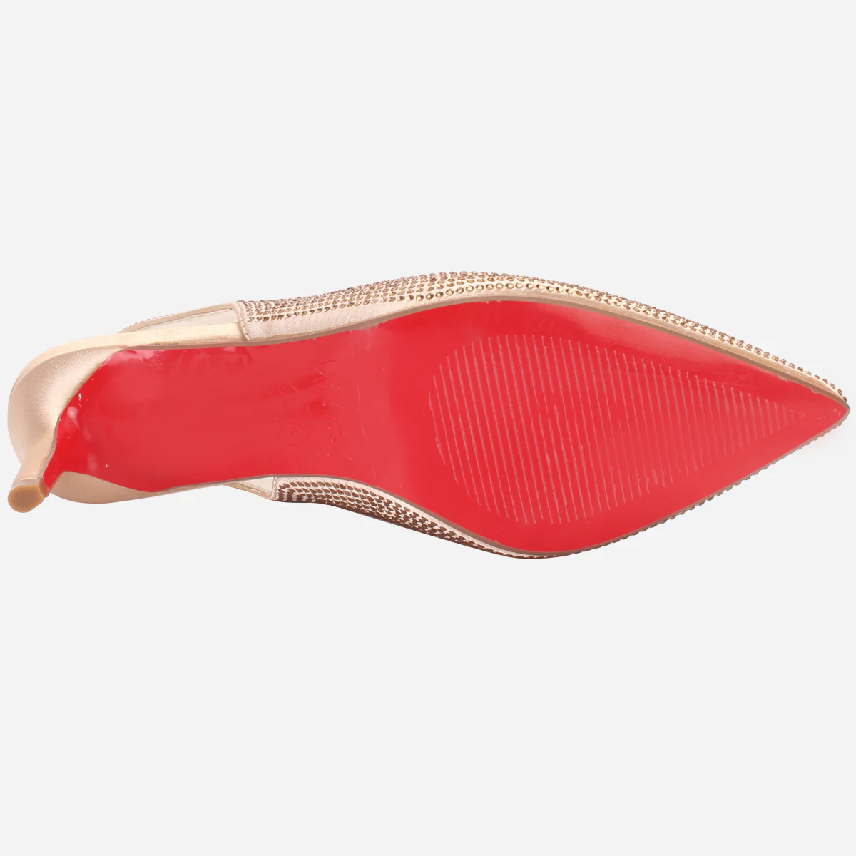 Womens "REETU" Pointed Toe Sling Back Heeled Sandals - Image 5