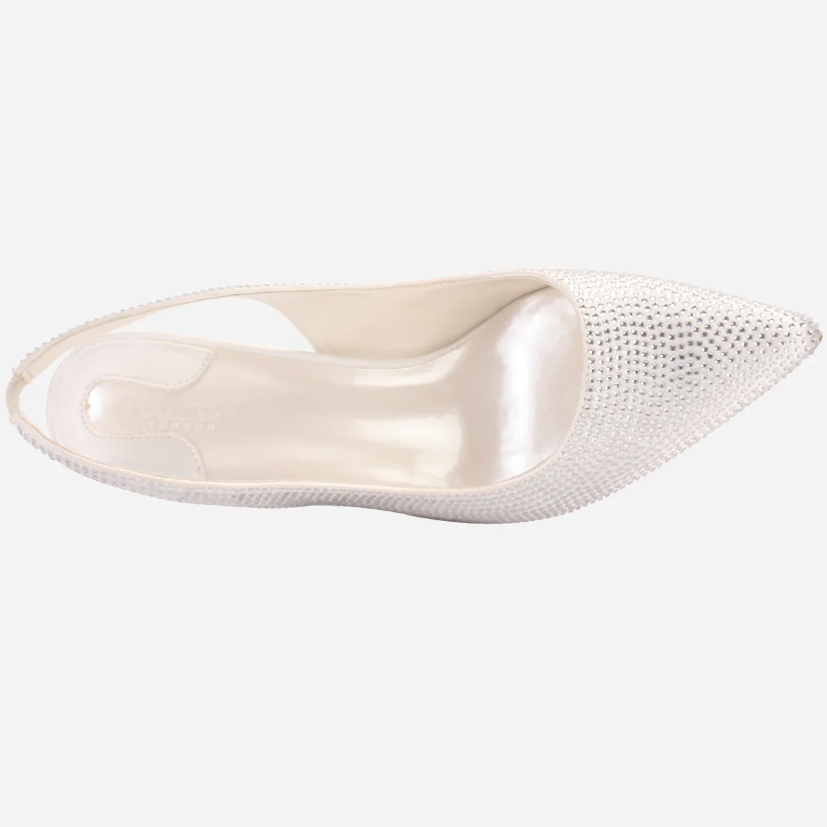 Womens "REETU" Pointed Toe Sling Back Heeled Sandals - Image 4