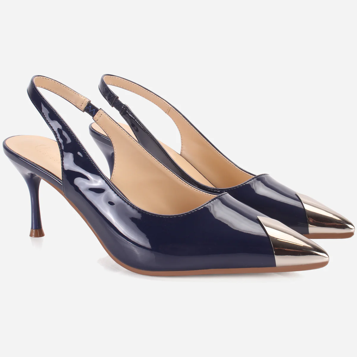 Womens "RICHIE" Pointed Toe Party Heeled Sandals - Image 2