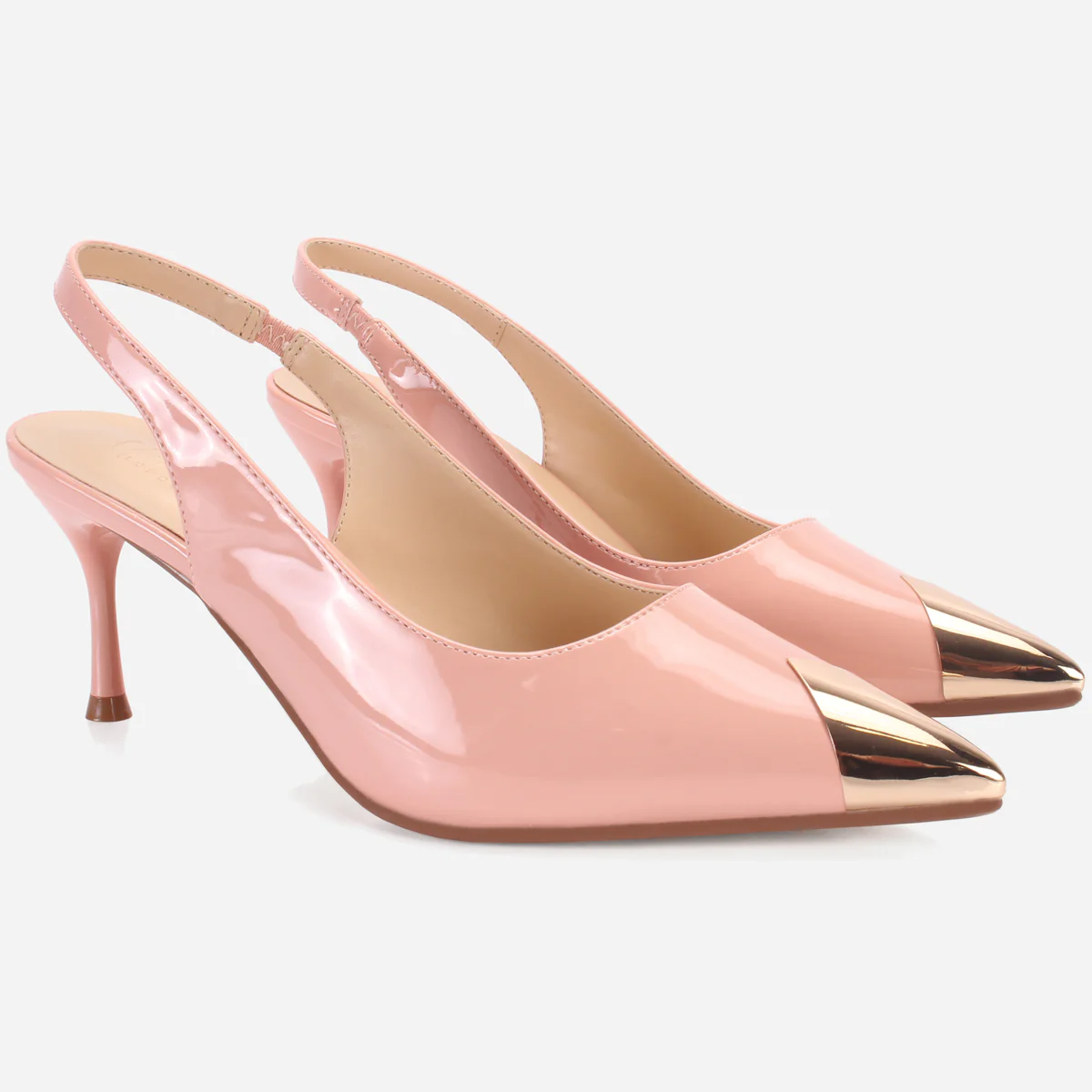 Womens "RICHIE" Pointed Toe Party Heeled Sandals - Image 2