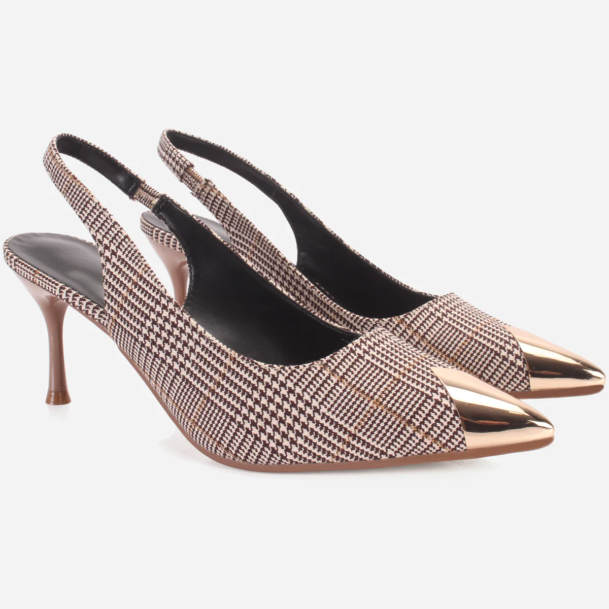 Womens "RICHIE" Pointed Toe Party Heeled Sandals - Image 2