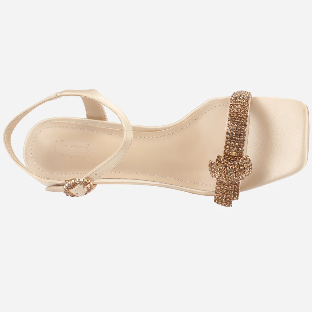 Women's "RIDA" Diamante Stiletto Sandals - Image 4