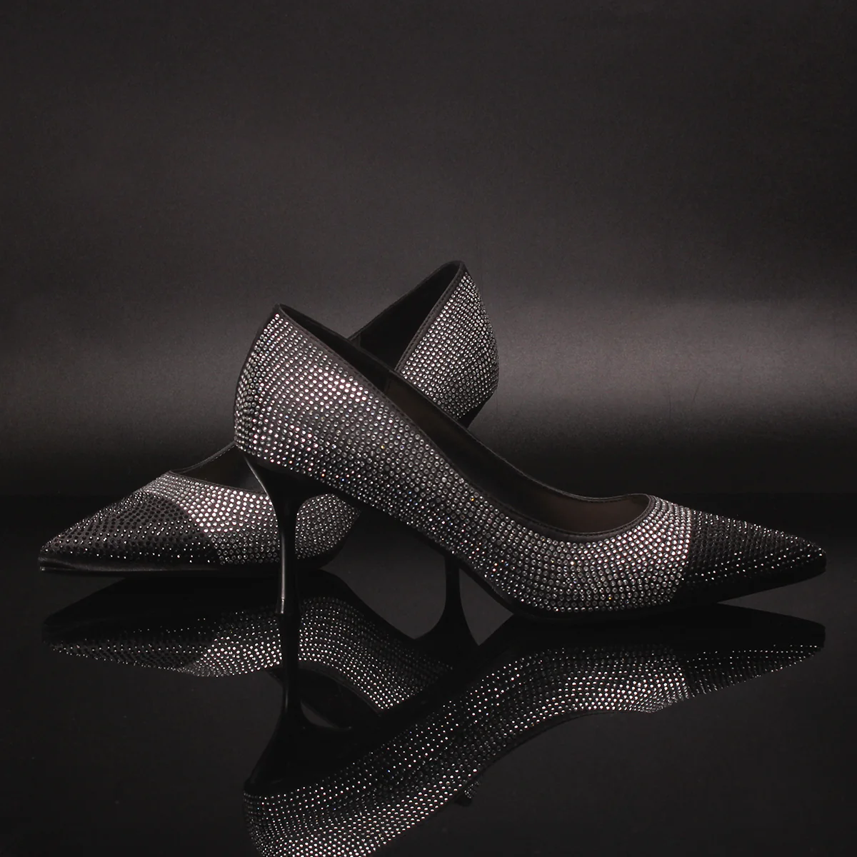 Women's "RIDA" Embellished Wedding Court Shoes - Image 6
