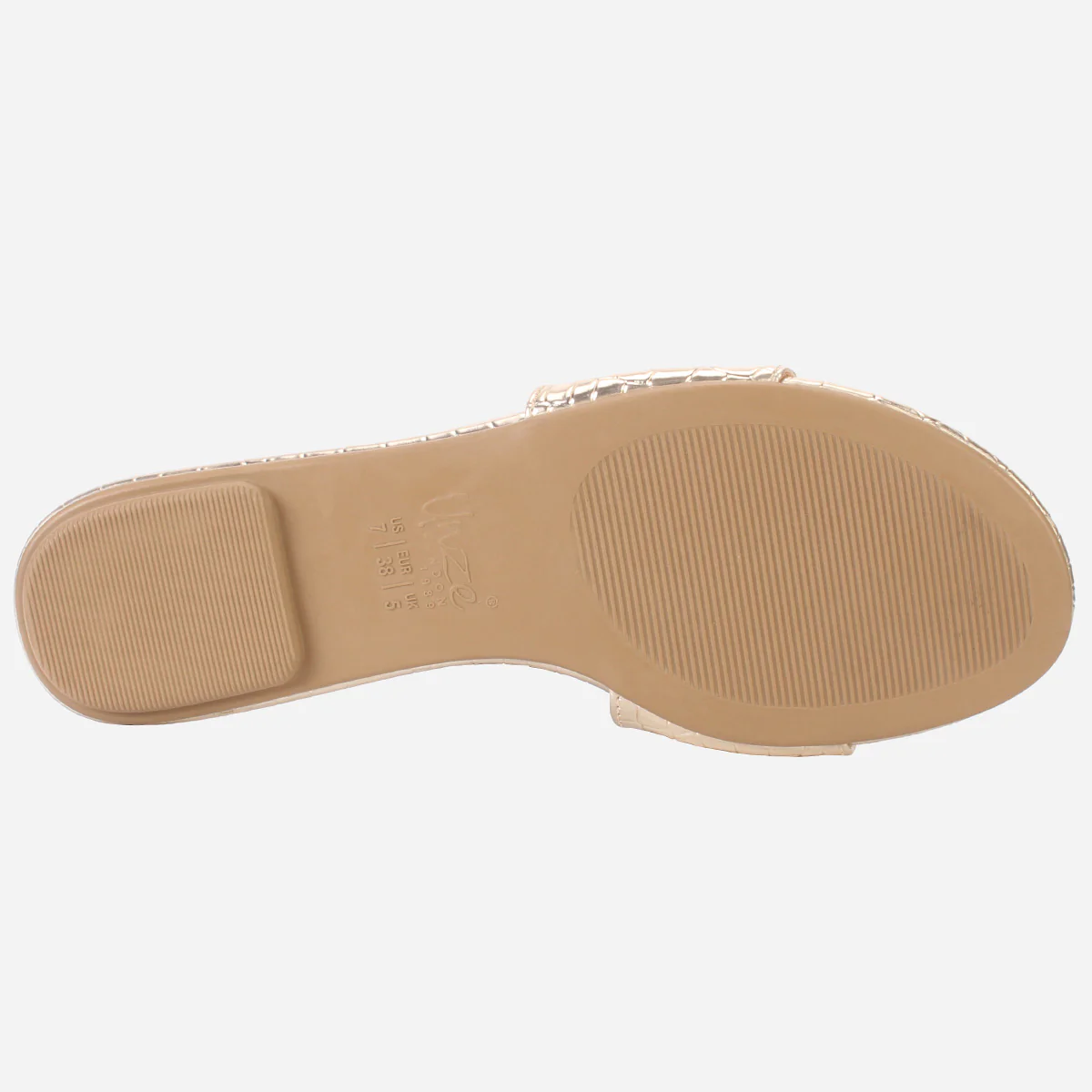 Womens "ROSA" Shimmer Summer Flat Slippers - Image 5
