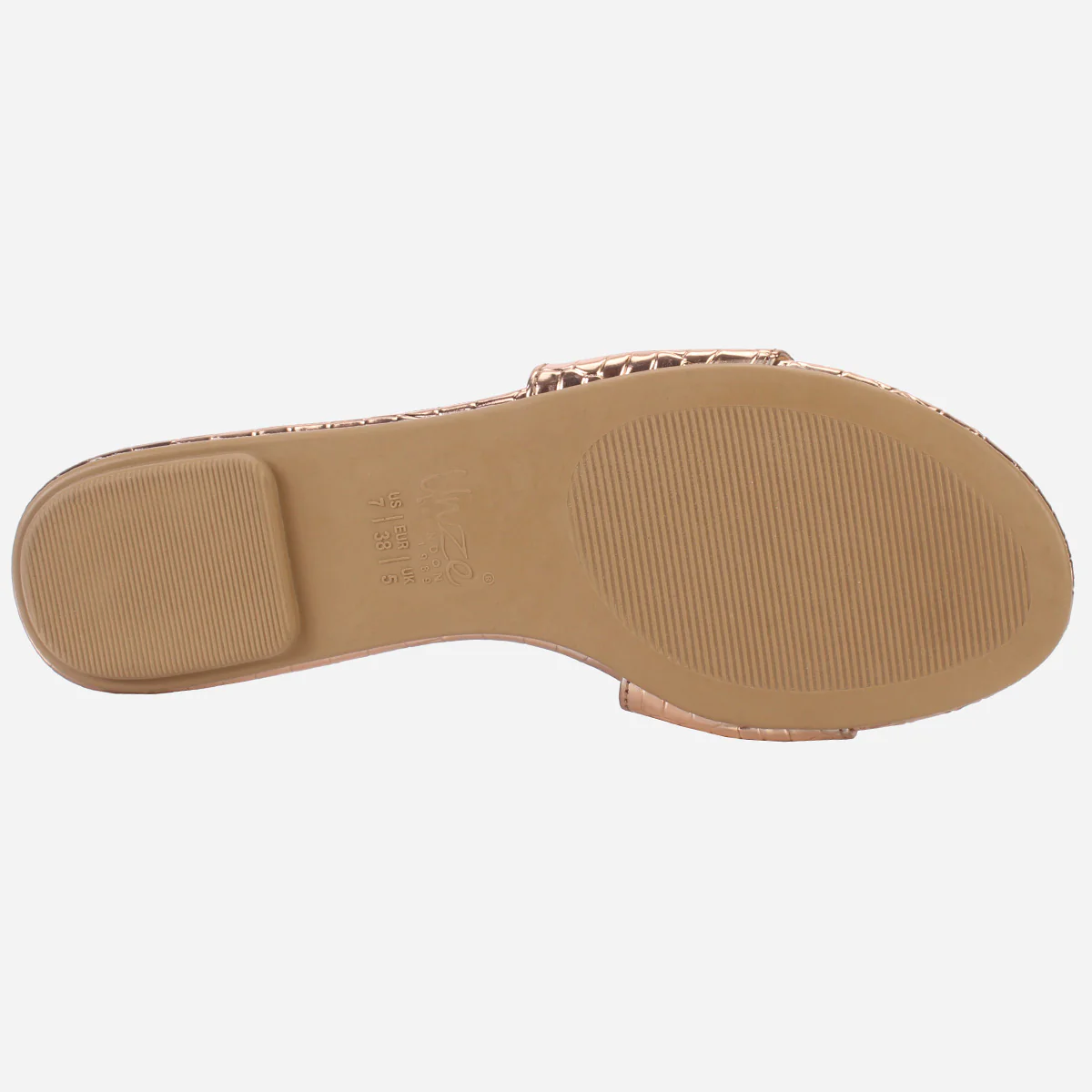 Womens "ROSA" Shimmer Summer Flat Slippers - Image 5