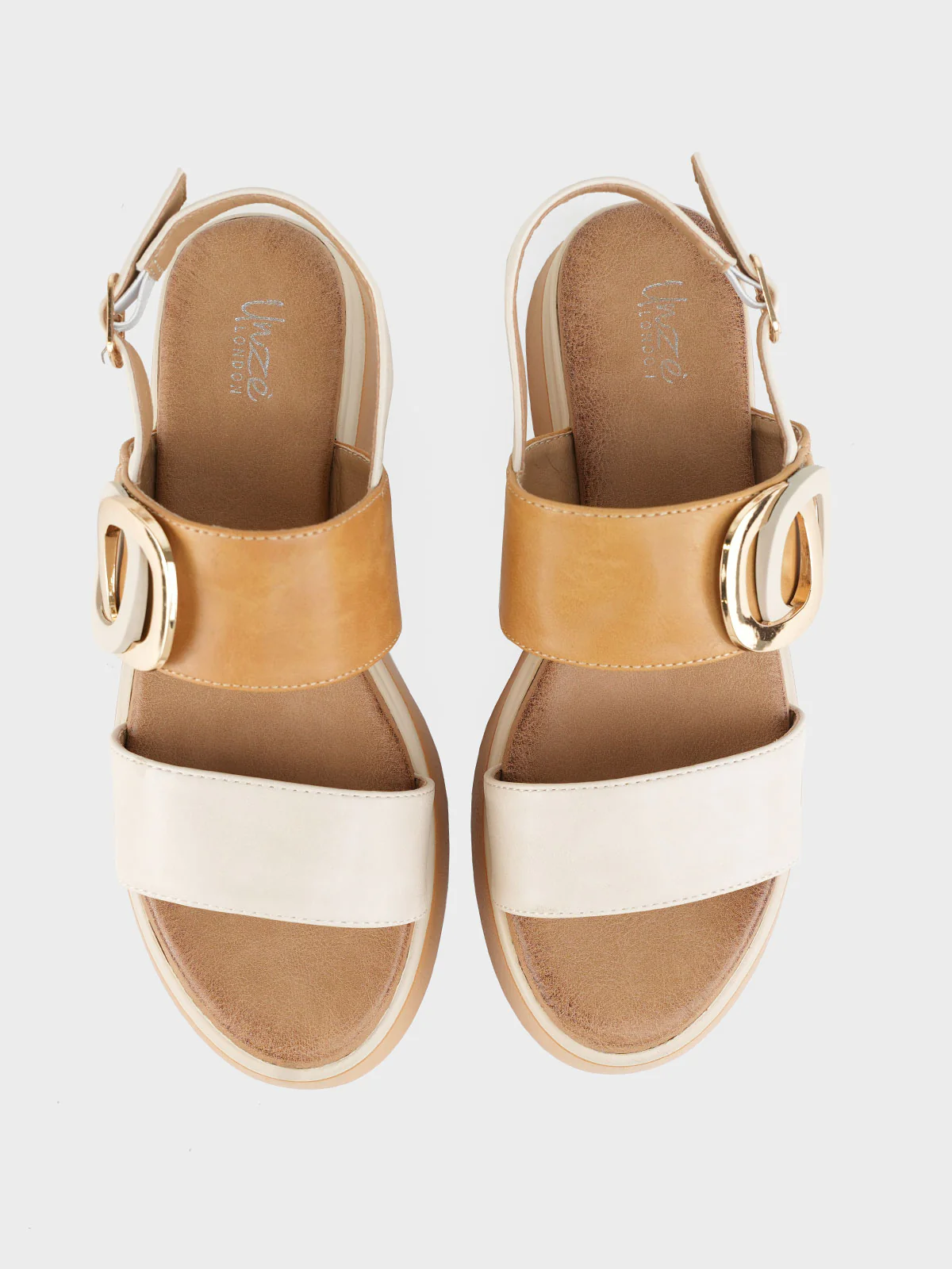 Womens "ROSALIND" Casual Buckled Sandals - Image 8