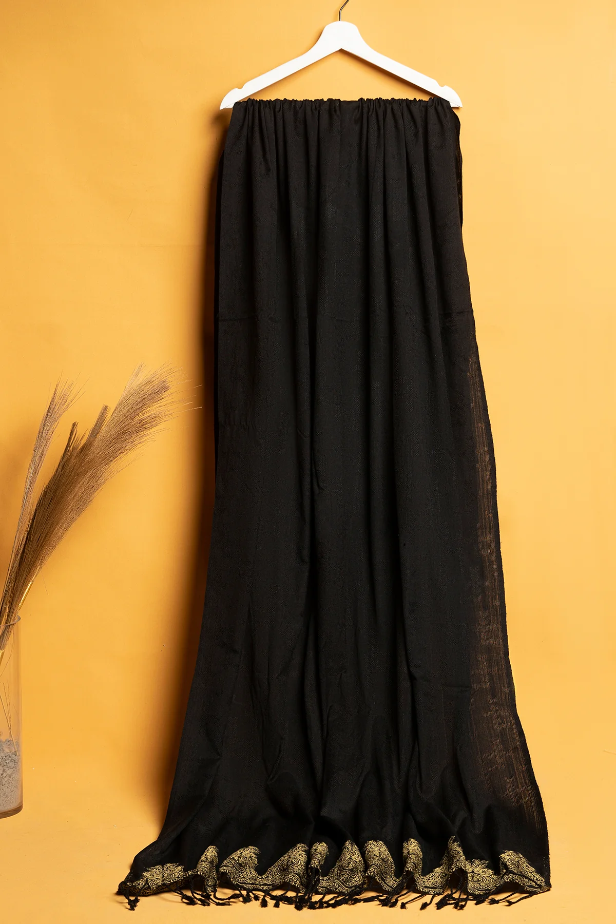 Womens "RUBA" Acrylic Embroidered Shawl - Image 3