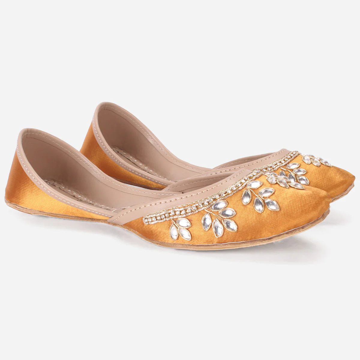 Womens "SAPIR" Embellished Leather Khussa - Image 2