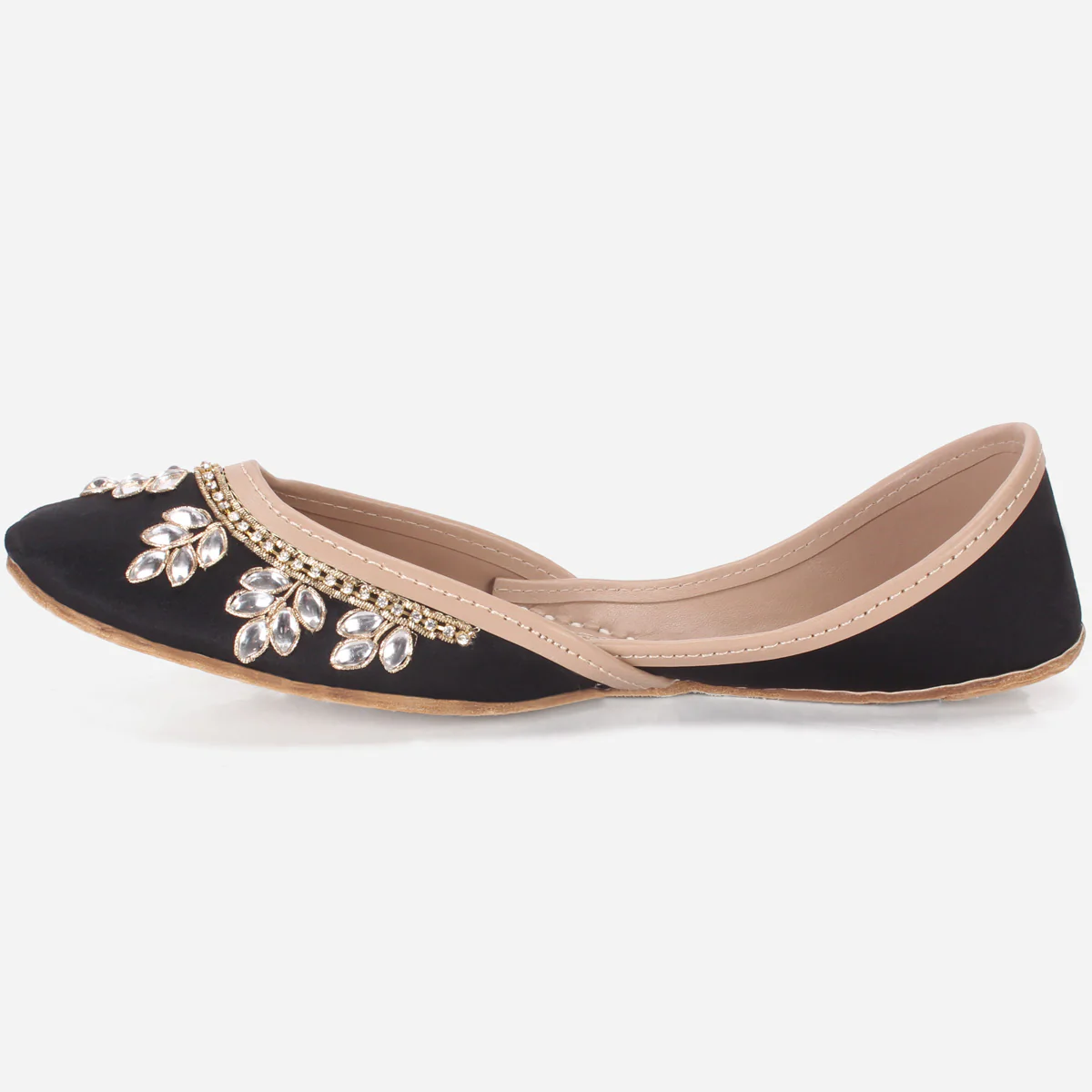 Womens "SAPIR" Embellished Leather Khussa - Image 3