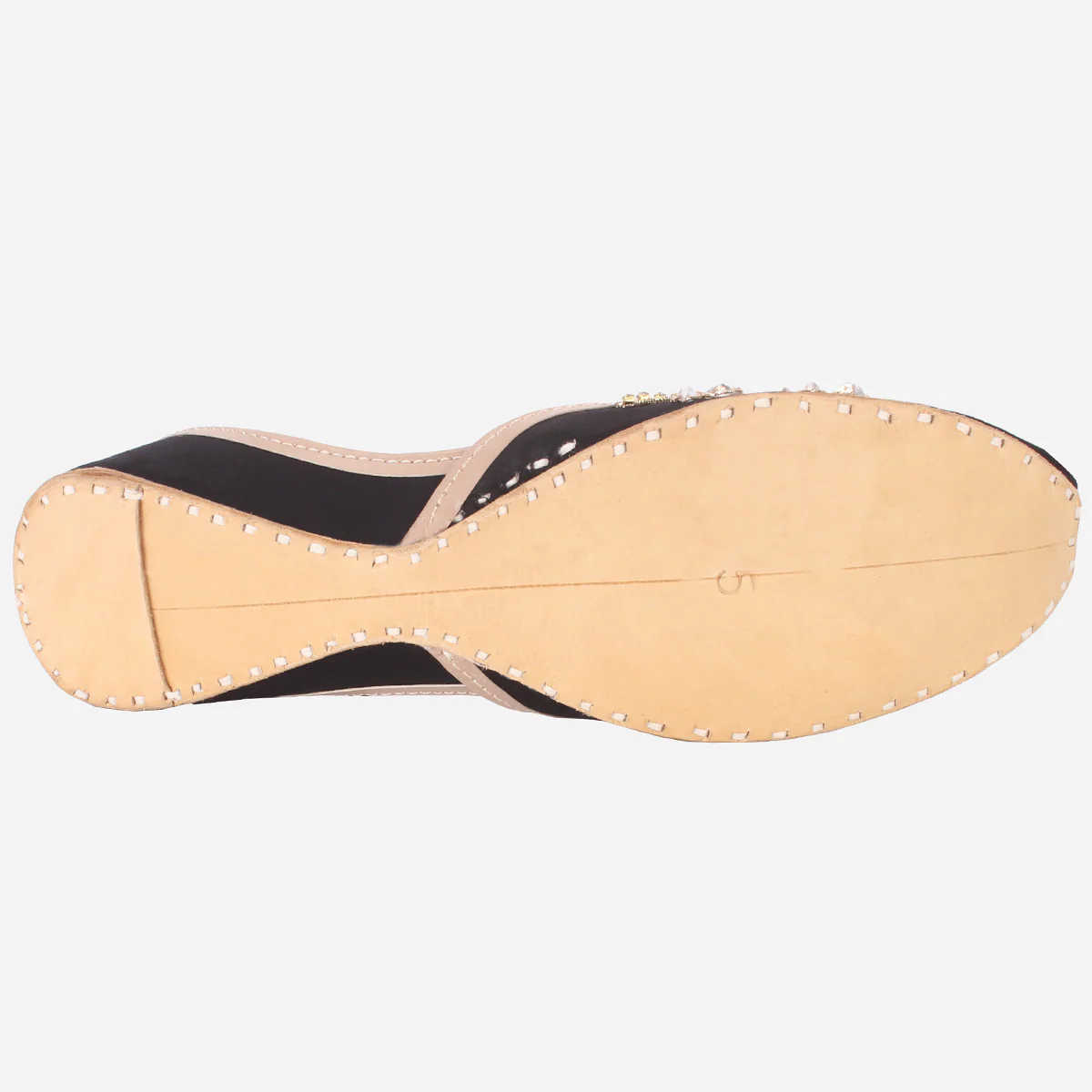 Womens "SAPIR" Embellished Leather Khussa - Image 5