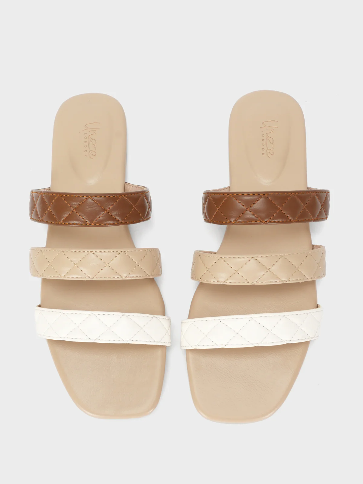 Womens "SAVERINE" Flat Summer Slippers - Image 5