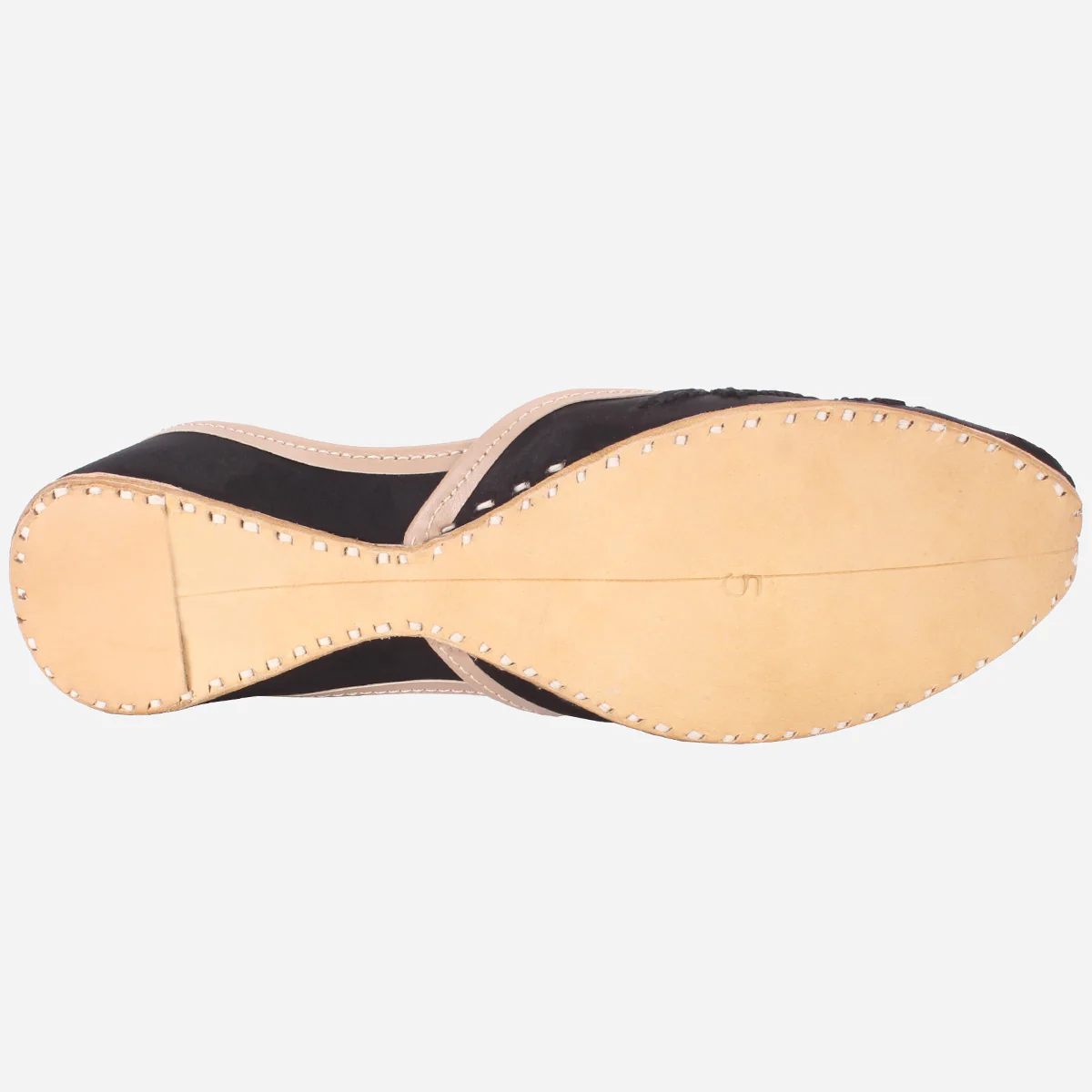 Womens "SEENA" Mirror Work Leather Khussa - Image 5