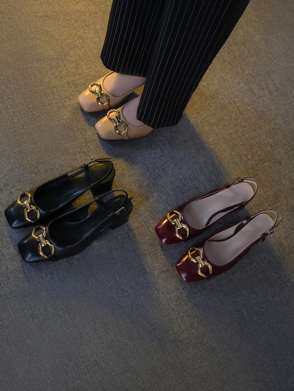 Womens "SEIKO" Stylish Block Heel Sandals - Image 2