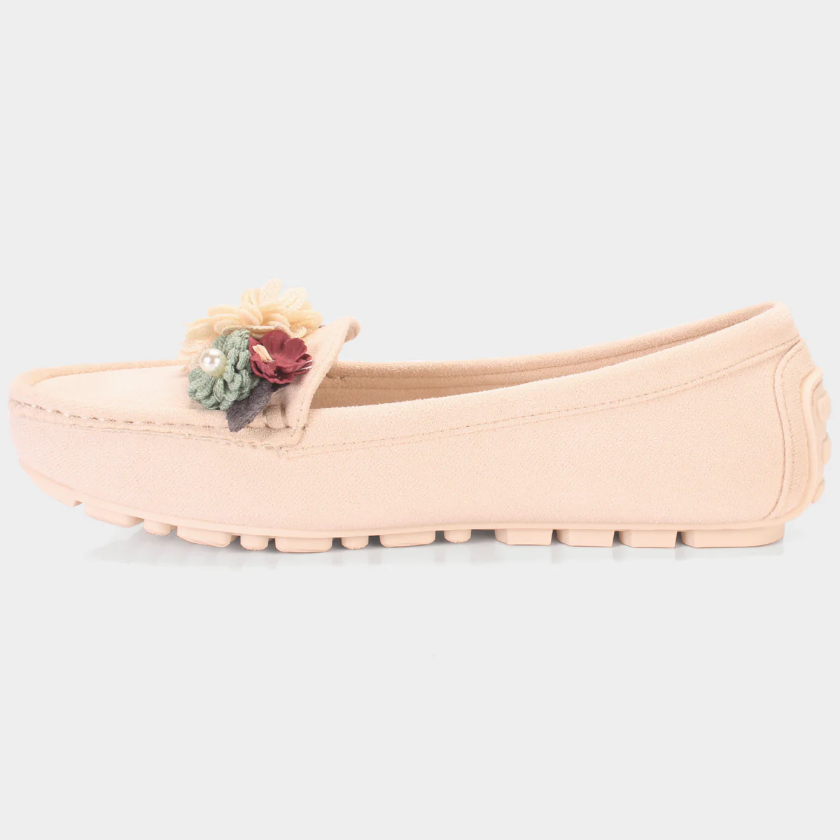 Womens "SEILY" Flat Comfy Slide In Moccasins - Image 3