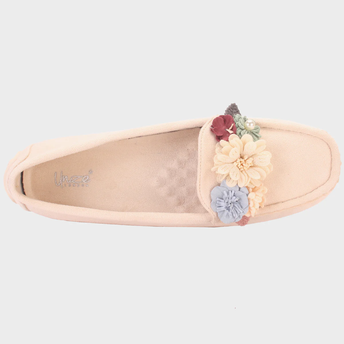 Womens "SEILY" Flat Comfy Slide In Moccasins - Image 4