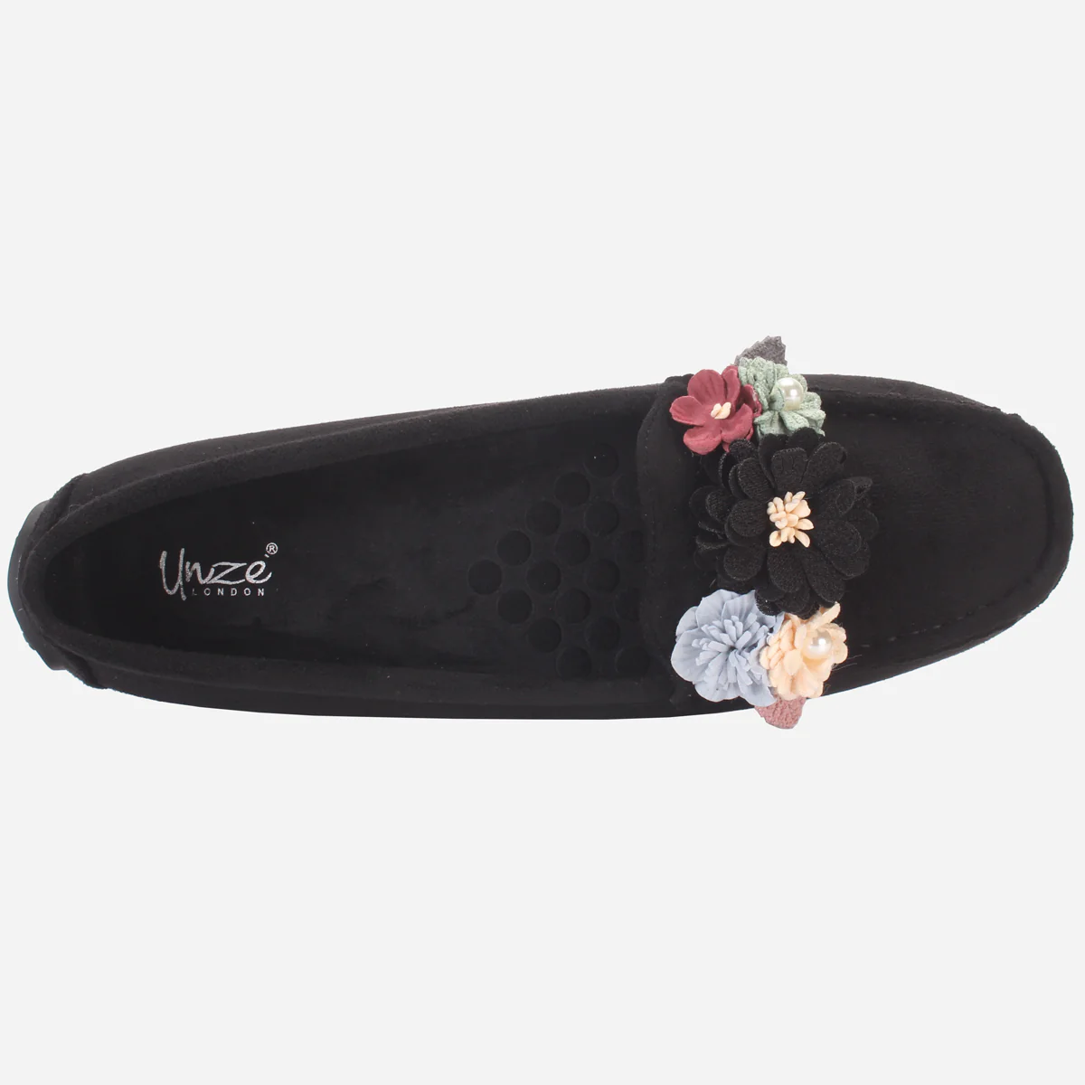 Womens "SEILY" Flat Comfy Slide In Moccasins - Image 4