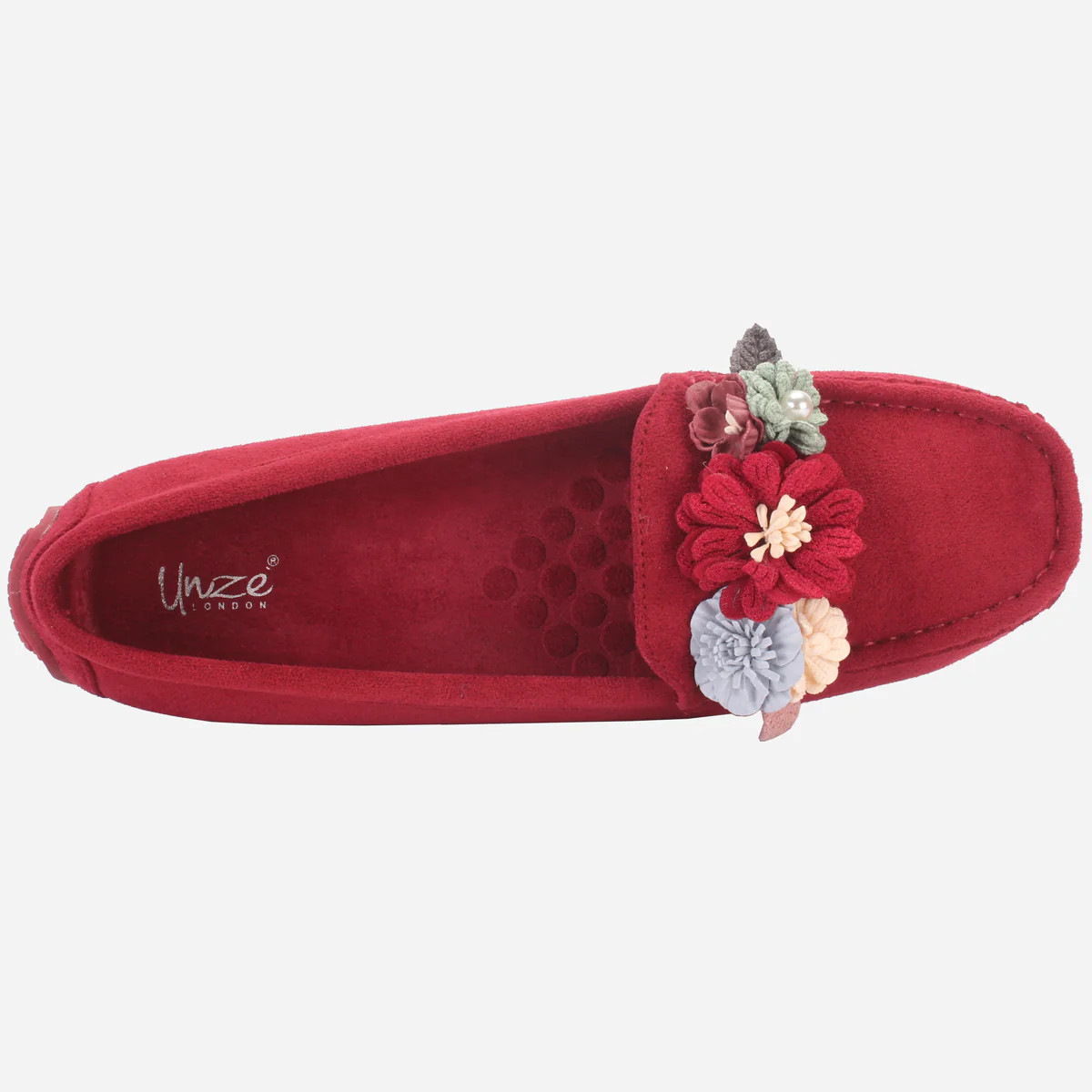 Womens "SEILY" Flat Comfy Slide In Moccasins - Image 4