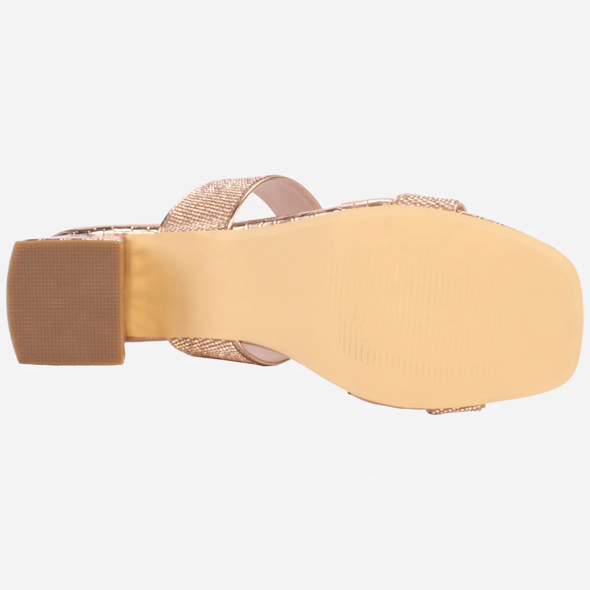 Womens "SEZEN" Block Heel Slide In Sandals - Image 5