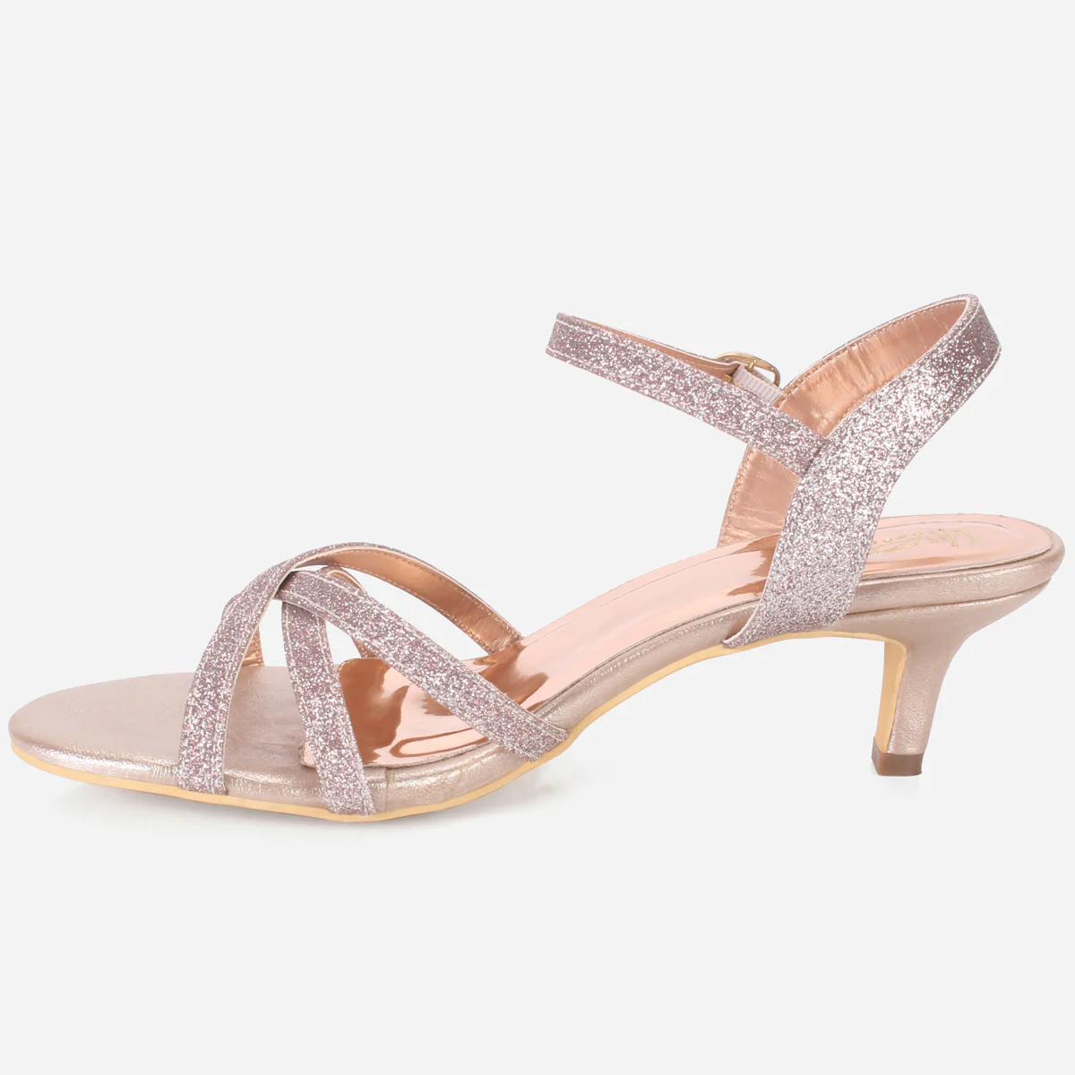 Womens "SHANELLE" Glitter Summer Sandals - Image 3