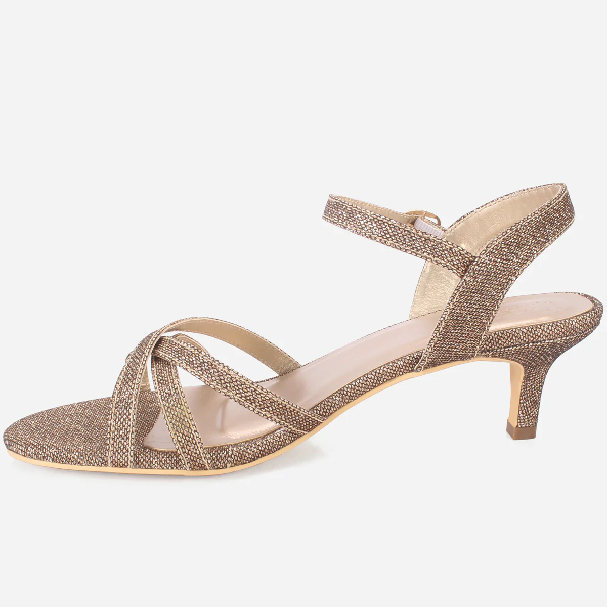 Womens "SHANELLE" Glitter Summer Sandals - Image 3