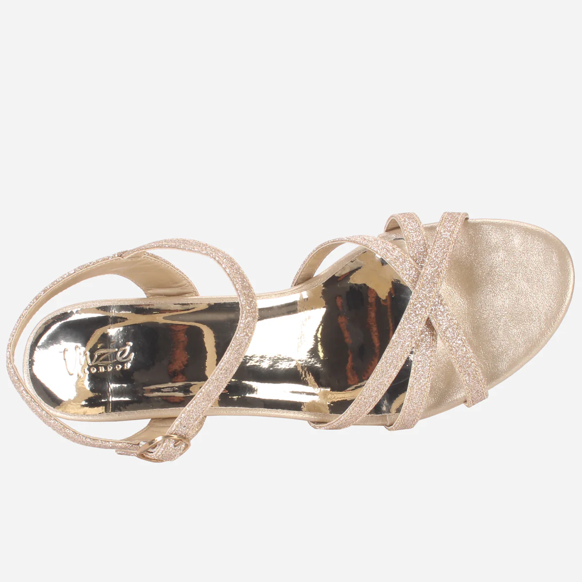 Womens "SHANELLE" Glitter Summer Sandals - Image 4