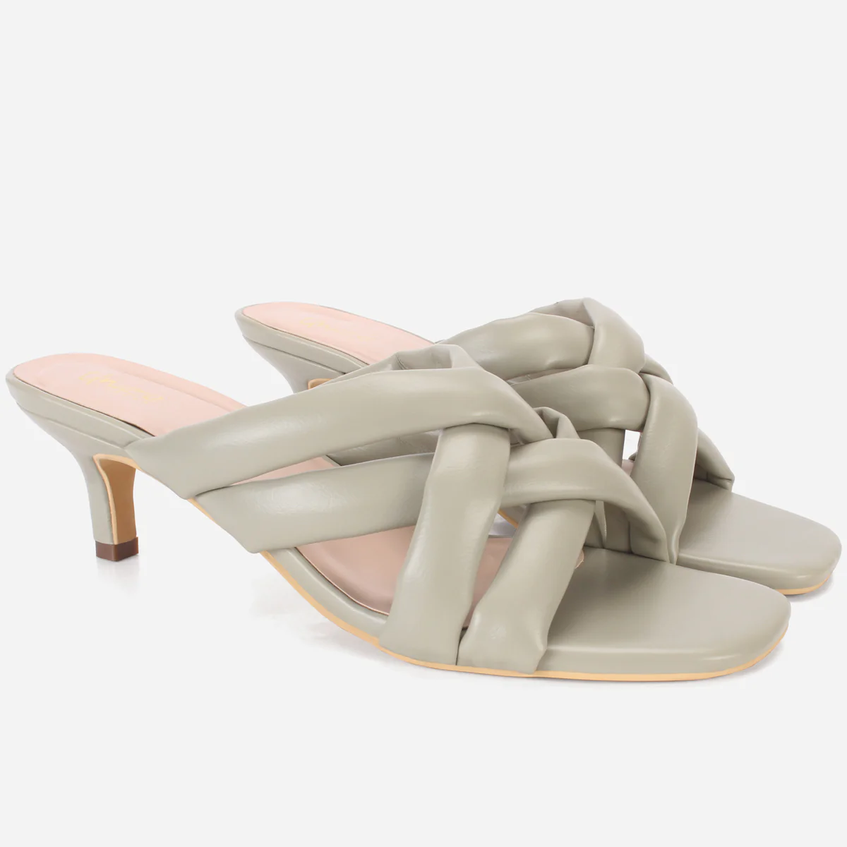 Womens "SHARALYINE" Crossover Slide In Summer Sandals - Image 2