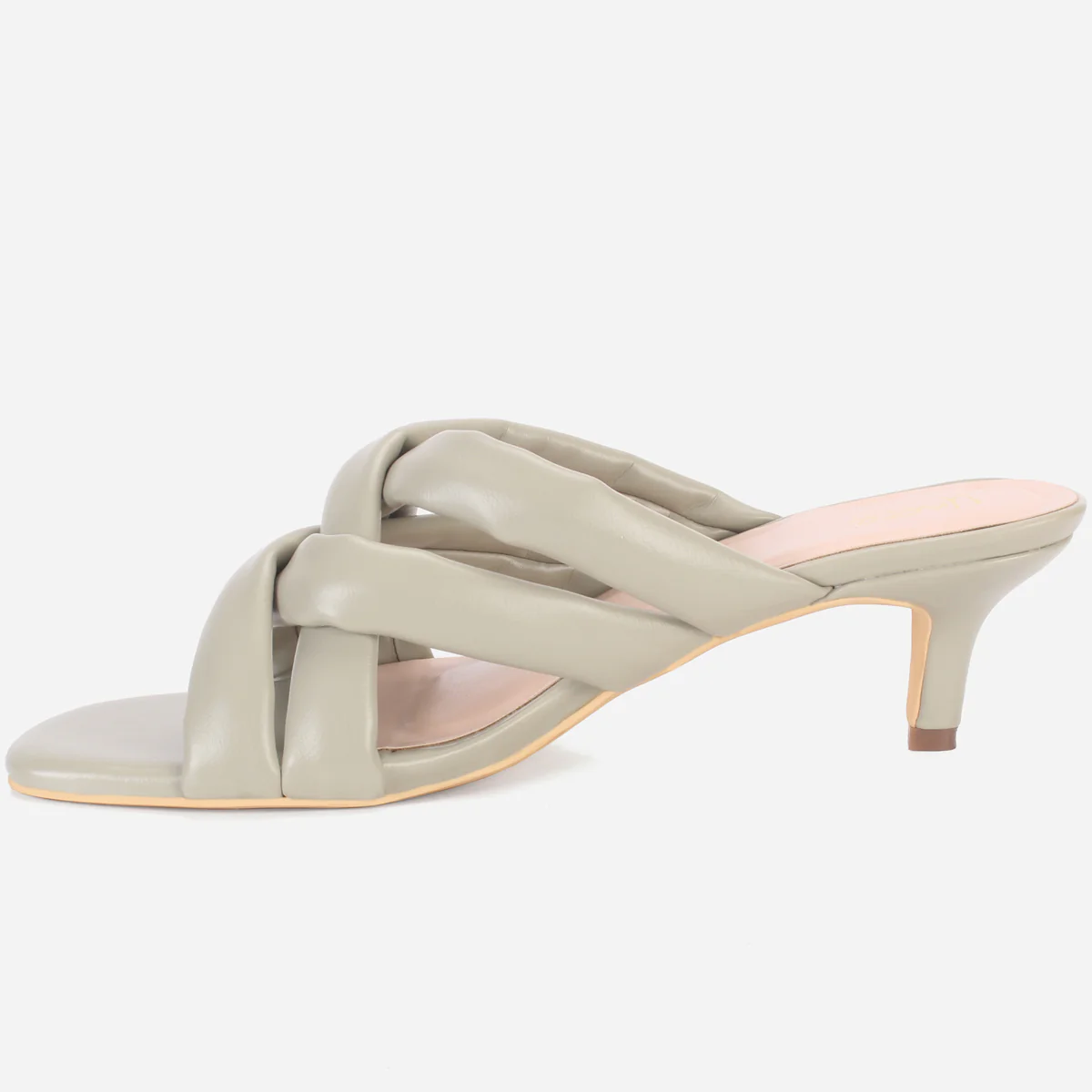 Womens "SHARALYINE" Crossover Slide In Summer Sandals - Image 3