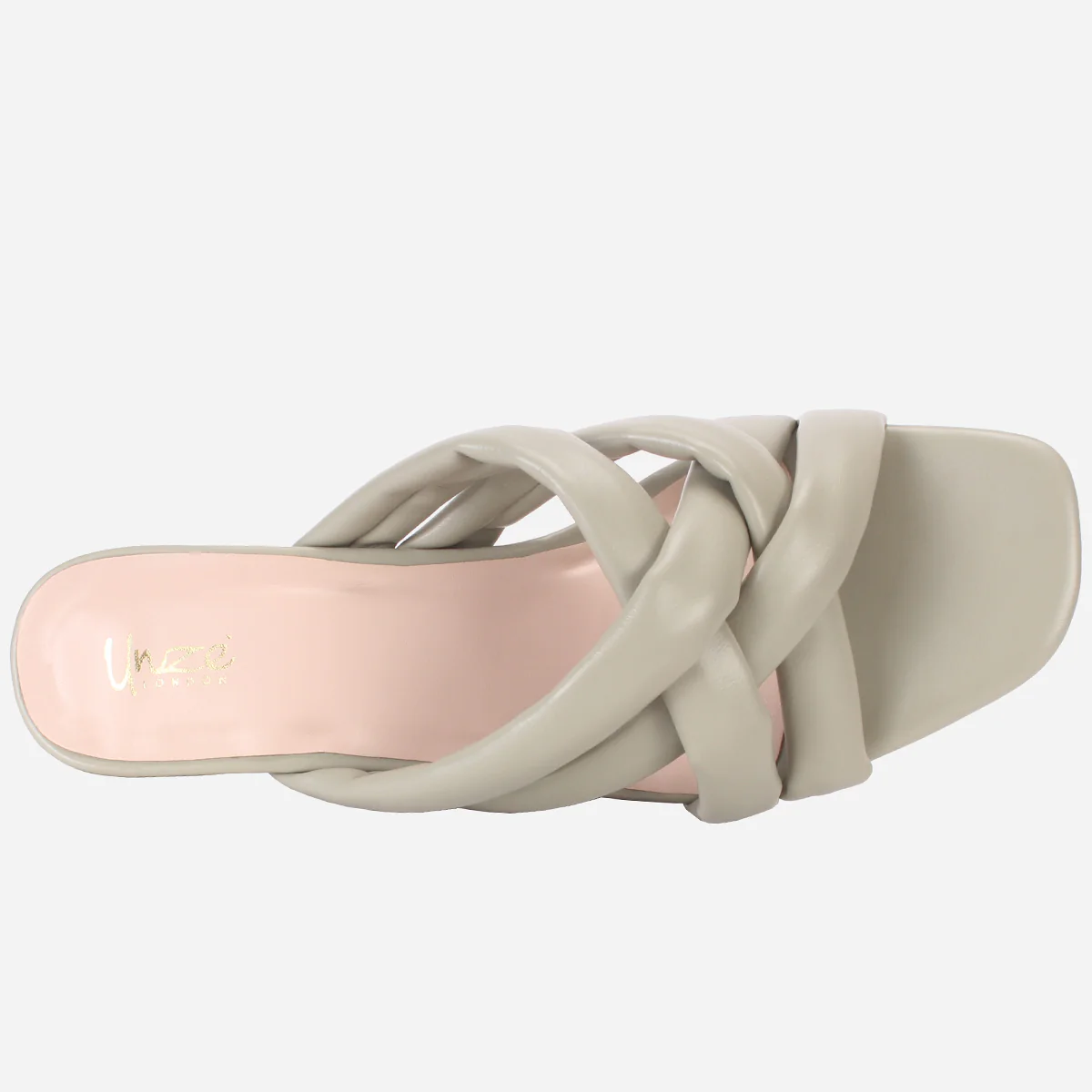 Womens "SHARALYINE" Crossover Slide In Summer Sandals - Image 4