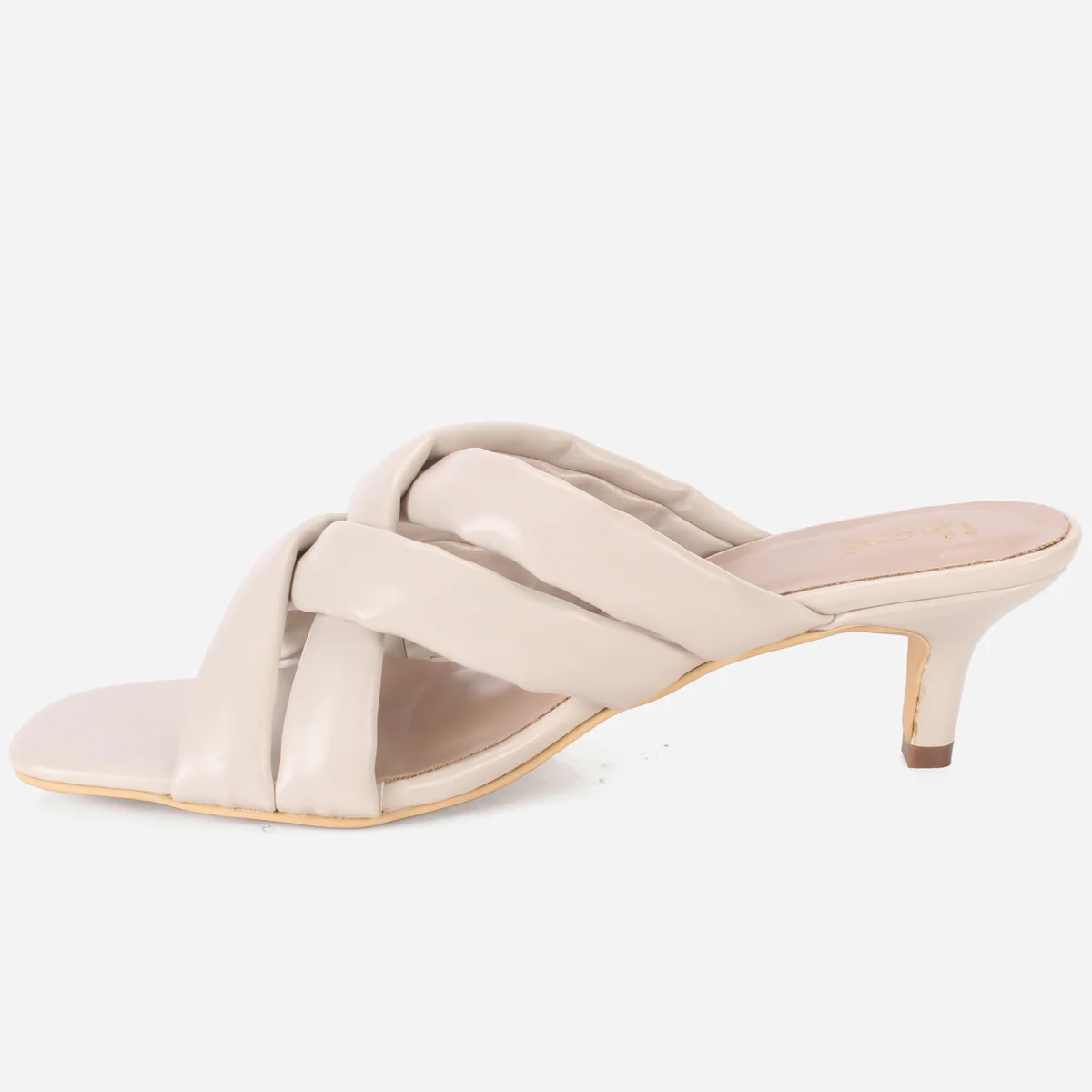 Womens "SHARALYINE" Crossover Slide In Summer Sandals - Image 3