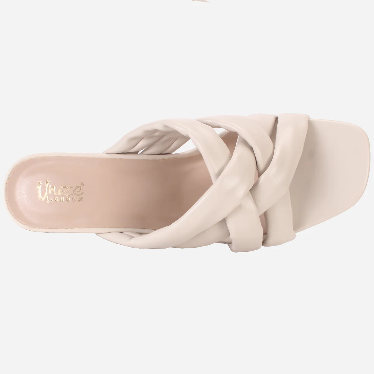 Womens "SHARALYINE" Crossover Slide In Summer Sandals - Image 4