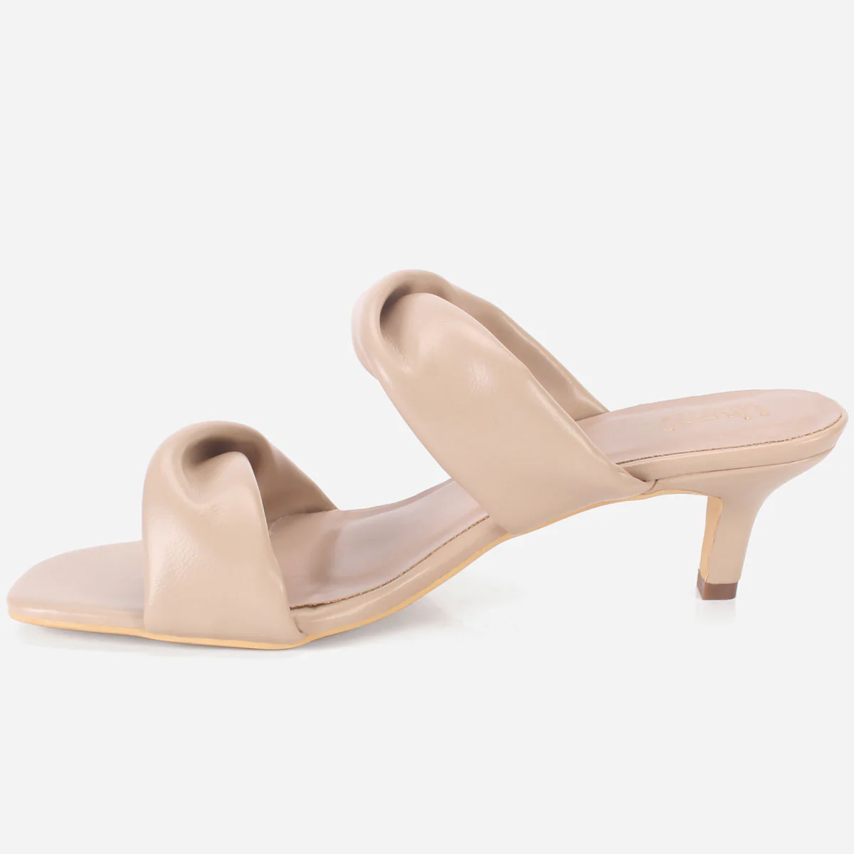 Womens "SHARITA" Dual Strap Slide In Sandals - Image 3