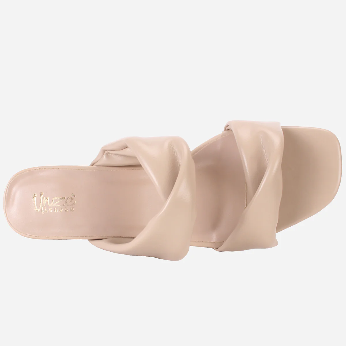 Womens "SHARITA" Dual Strap Slide In Sandals - Image 4
