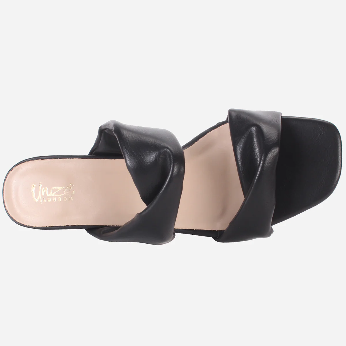 Womens "SHARITA" Dual Strap Slide In Sandals - Image 4