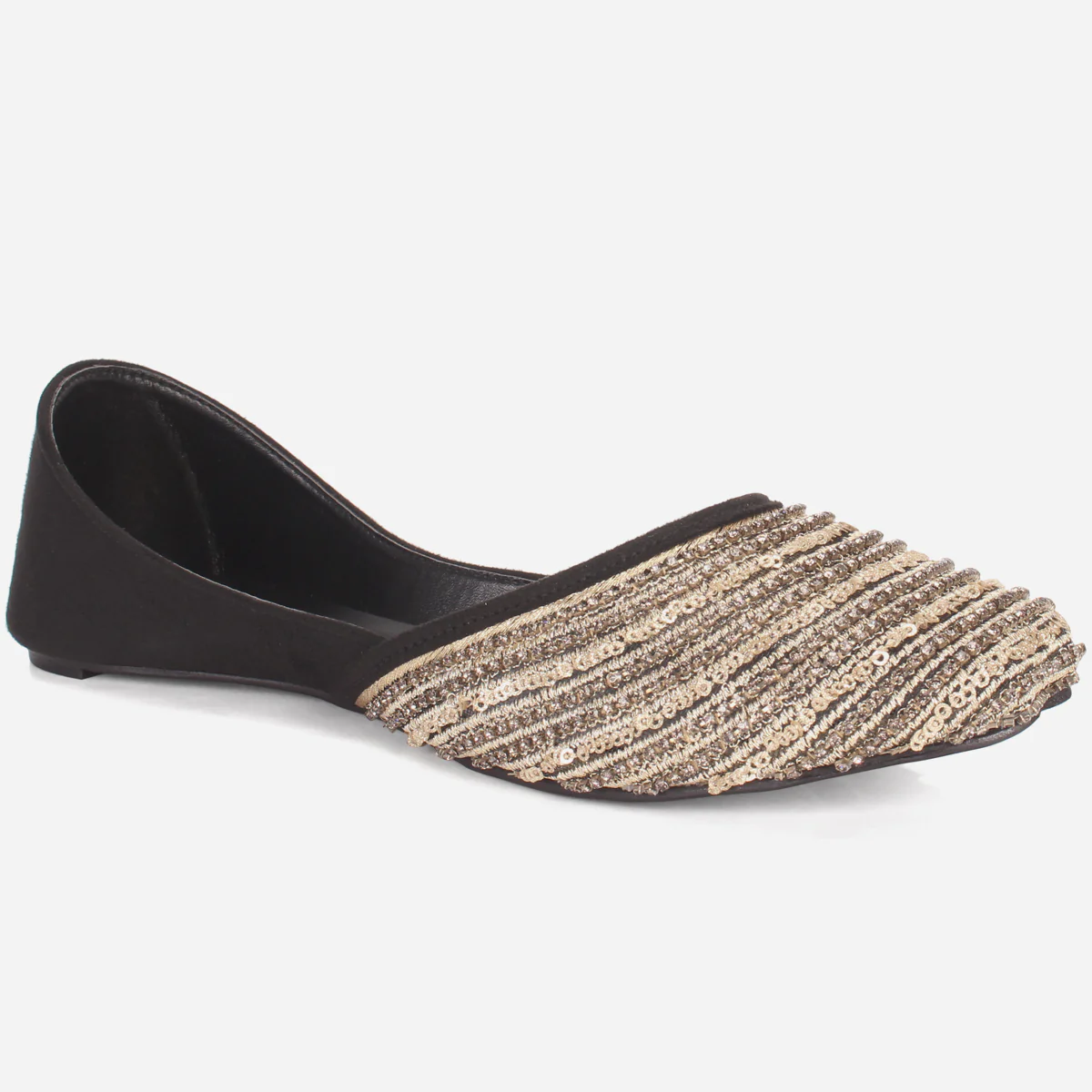 Womens "SHEIN" Embellished Net Khussa
