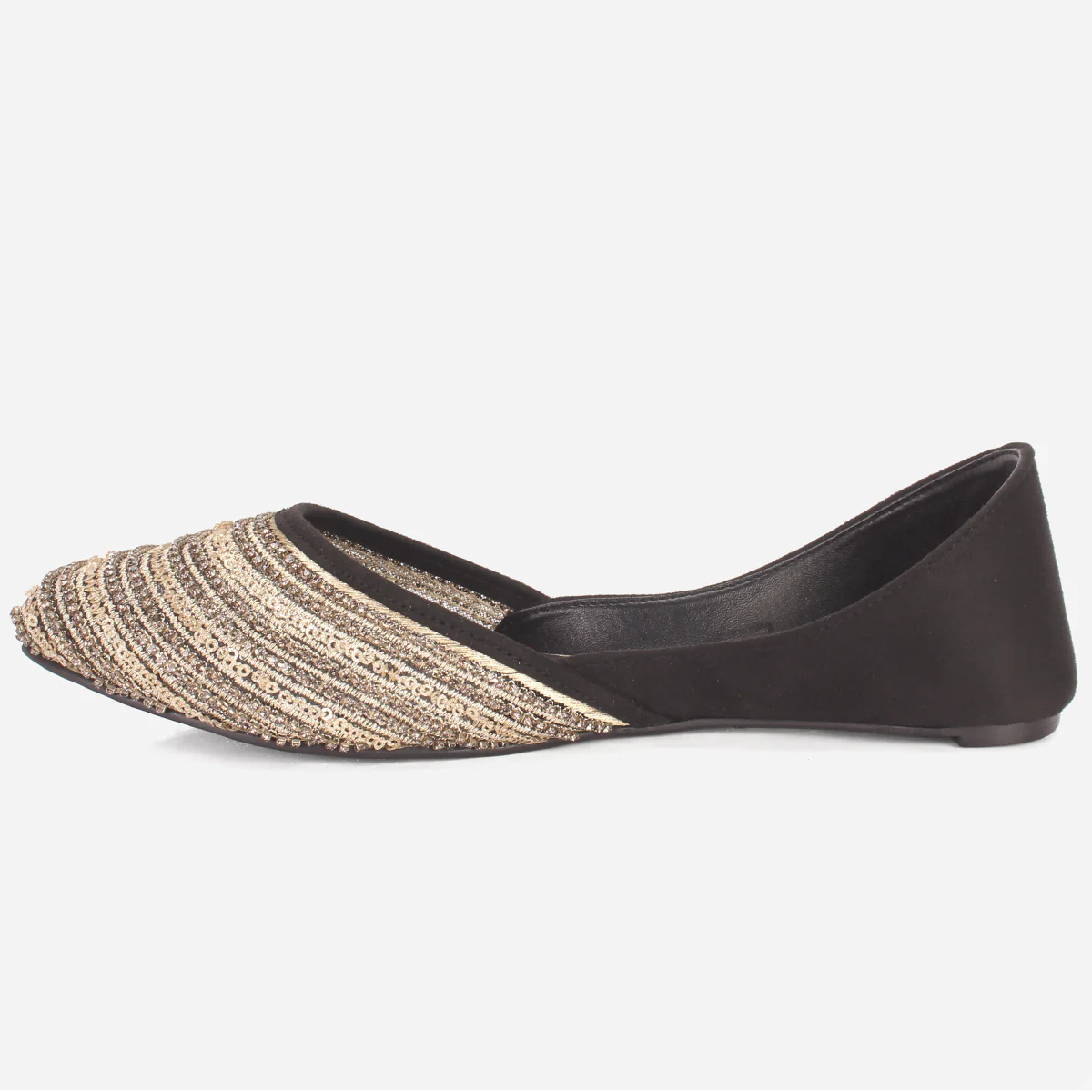 Womens "SHEIN" Embellished Net Khussa - Image 3