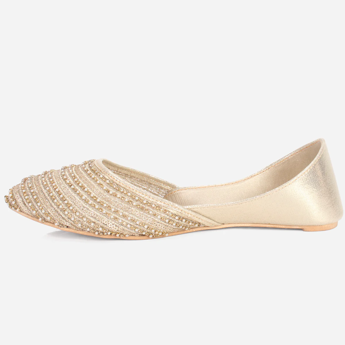 Womens "SHEIN" Embellished Net Khussa - Image 3