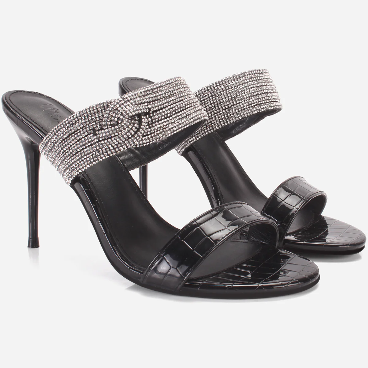 Womens "SHEMARO" Embellished Open Toe Sandals - Image 2