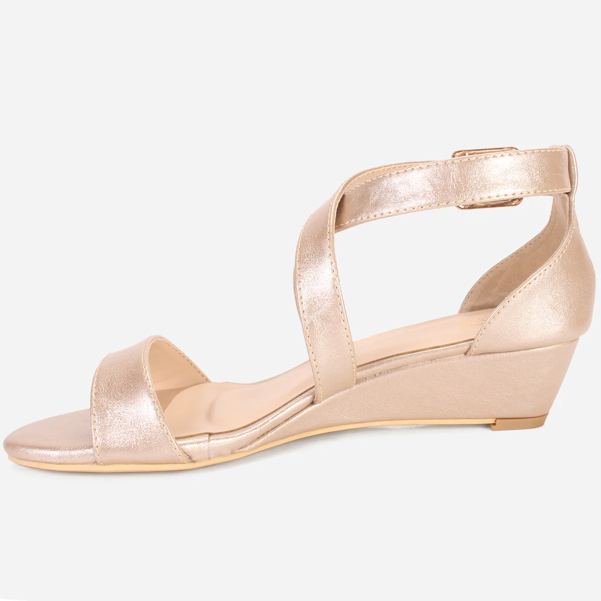 Womens "SHIETEL" Glittery Open Toe Summer Sandals - Image 3