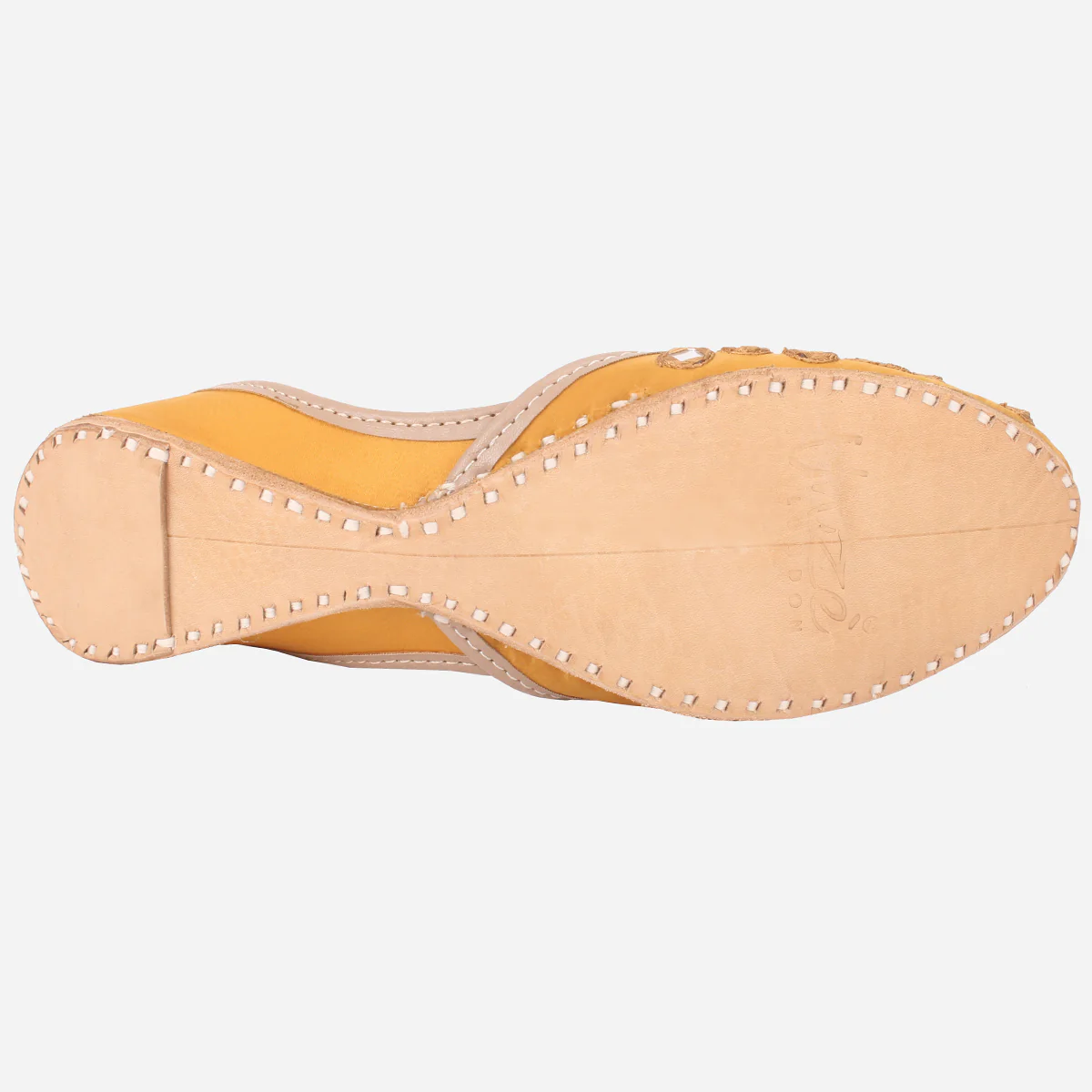 Womens "SIAFA" Embellished Leather Indian Khussa - Image 5