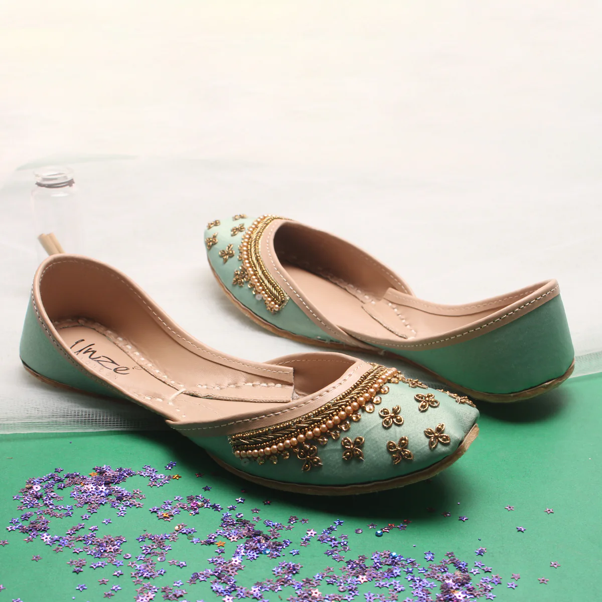Womens "SILKE" Stylish Party Khussa - Image 6