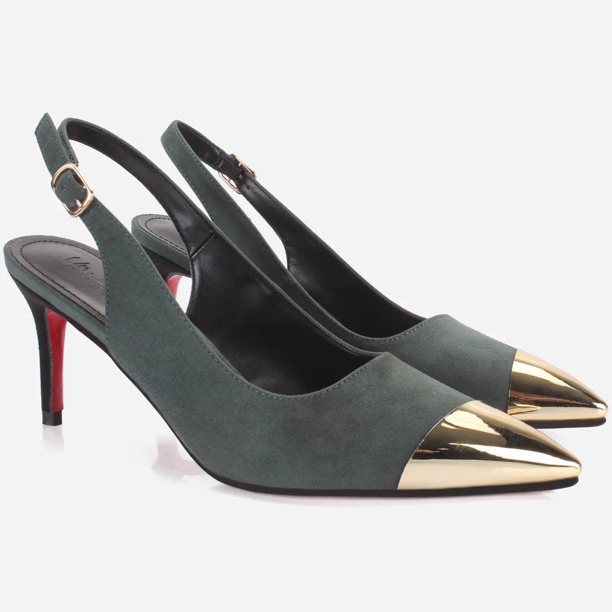 Women's "SILVIA" Decorated Toe Party Heeled Sandals - Image 2