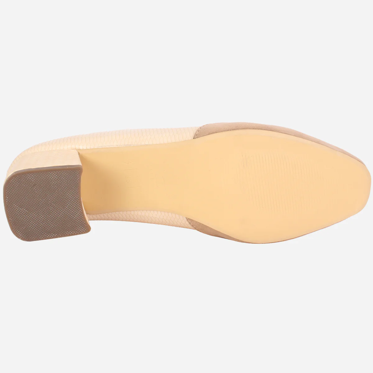 Womens "SKARLET" Round Toe Slide In Court Shoes - Image 5