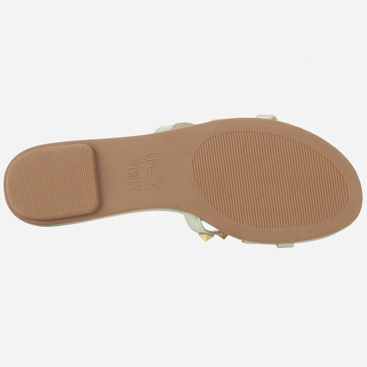 Womens "SKYLER" Stud Adorned Thong Summer Slippers - Image 5