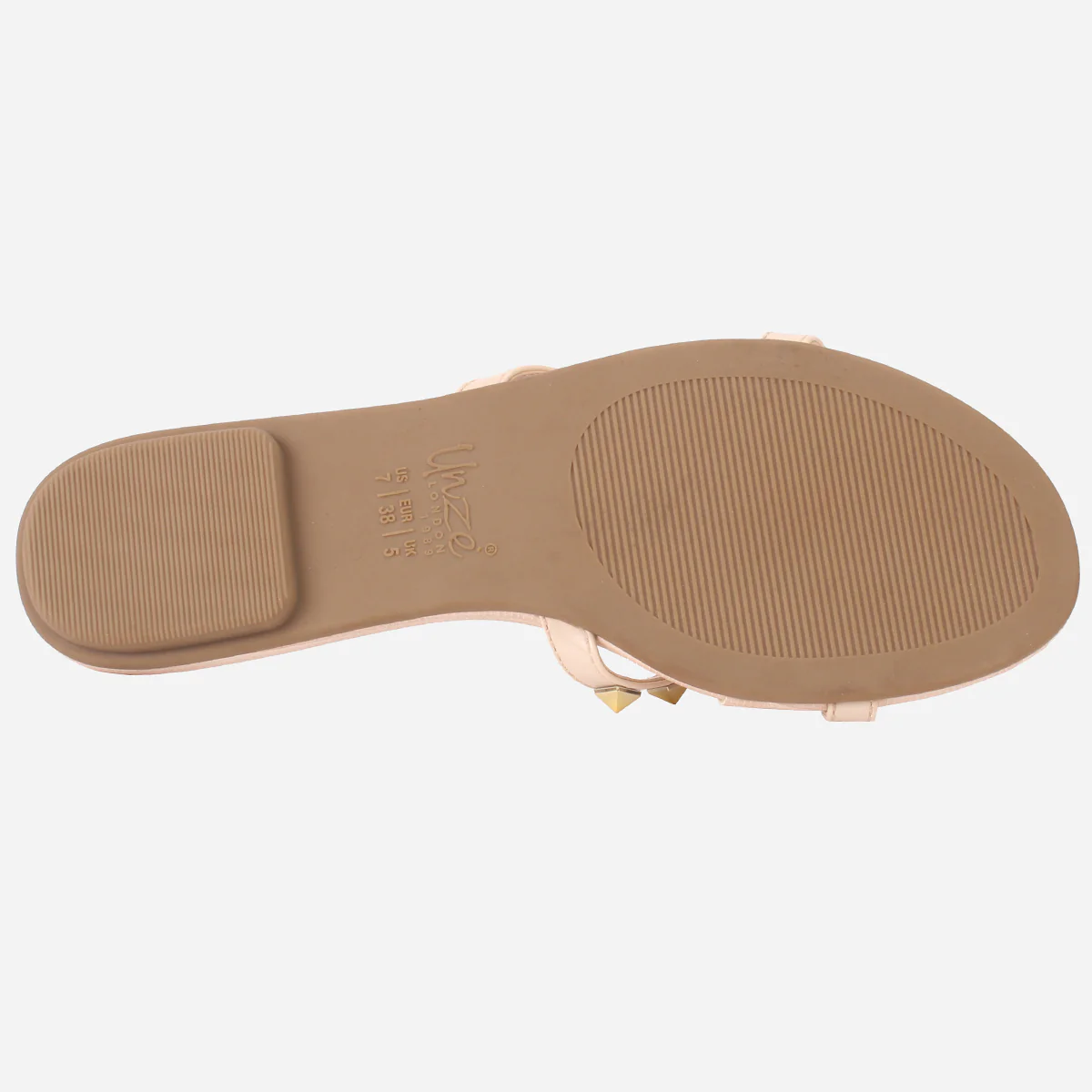 Womens "SKYLER" Stud Adorned Thong Summer Slippers - Image 5