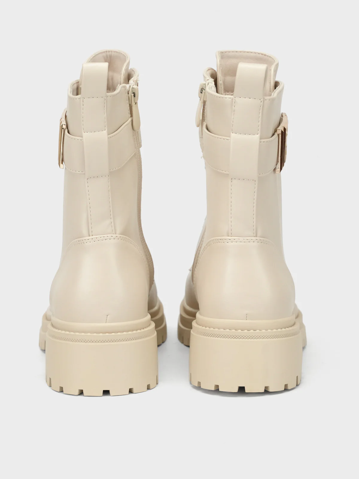 Women's "SOLEH" Side Buckled Ankle Boots - Image 3