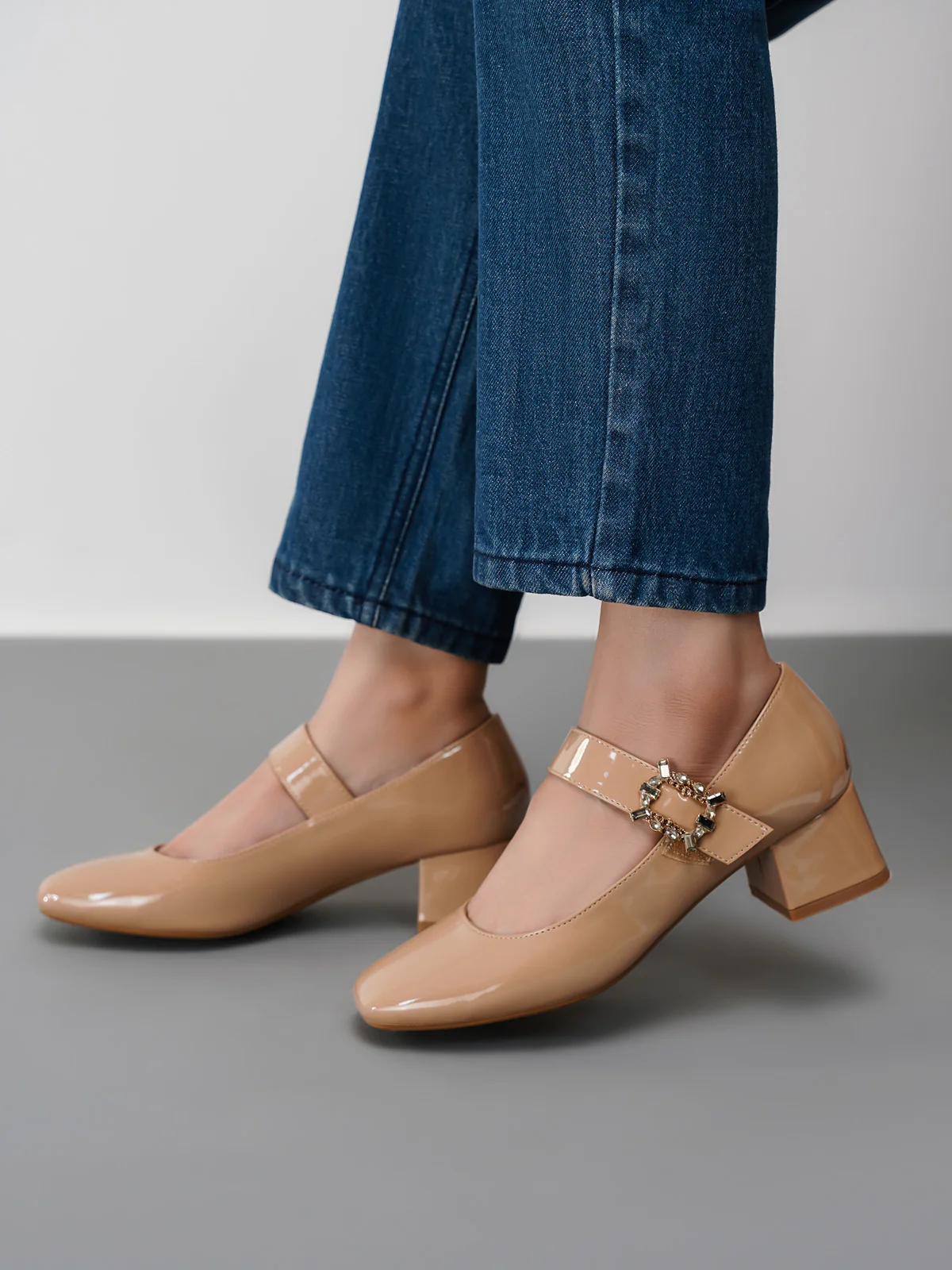Women's "SOLVEIG" Buckle Detailing Courts - Image 3