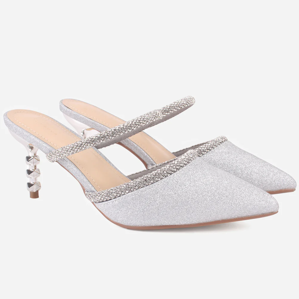 Women's "SONAB" Pointy Embellished Sandals - Image 2