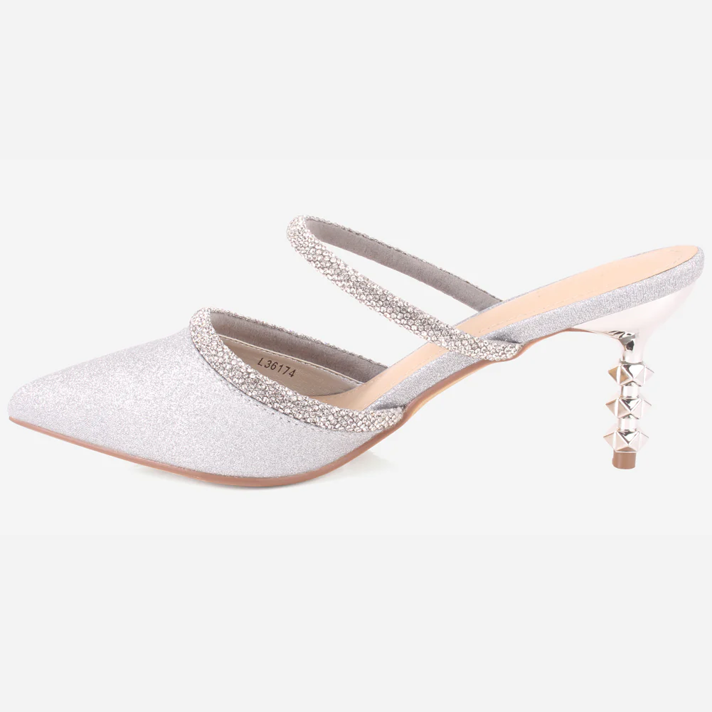 Women's "SONAB" Pointy Embellished Sandals - Image 3